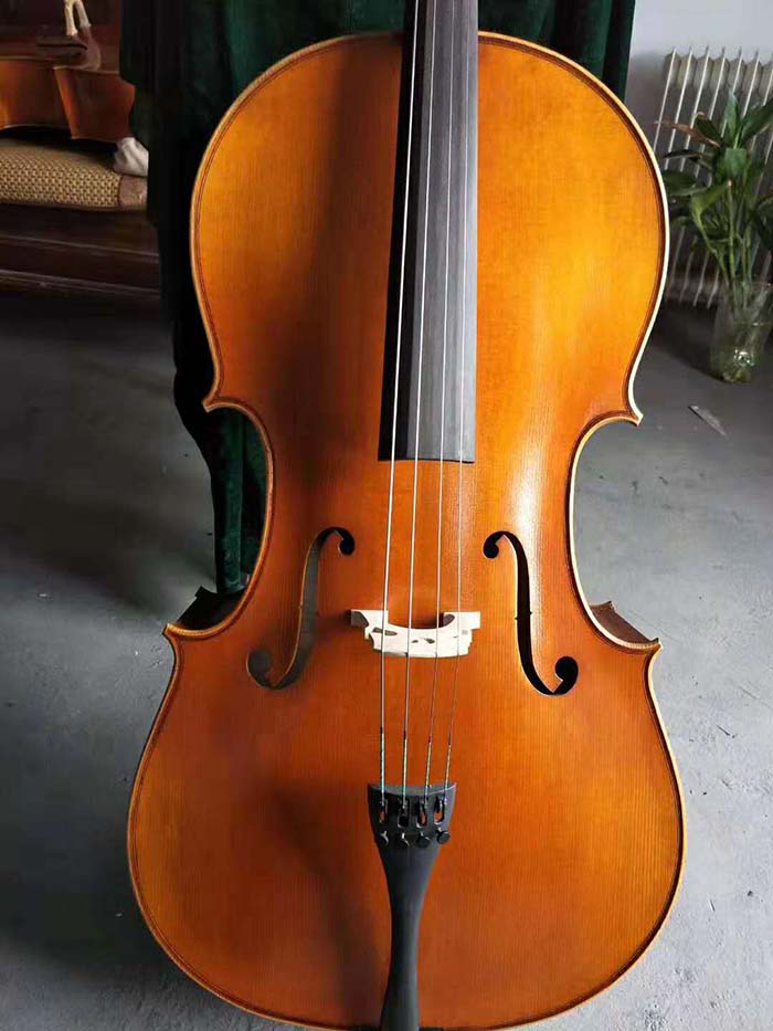 欧料油性漆纯手工大提琴